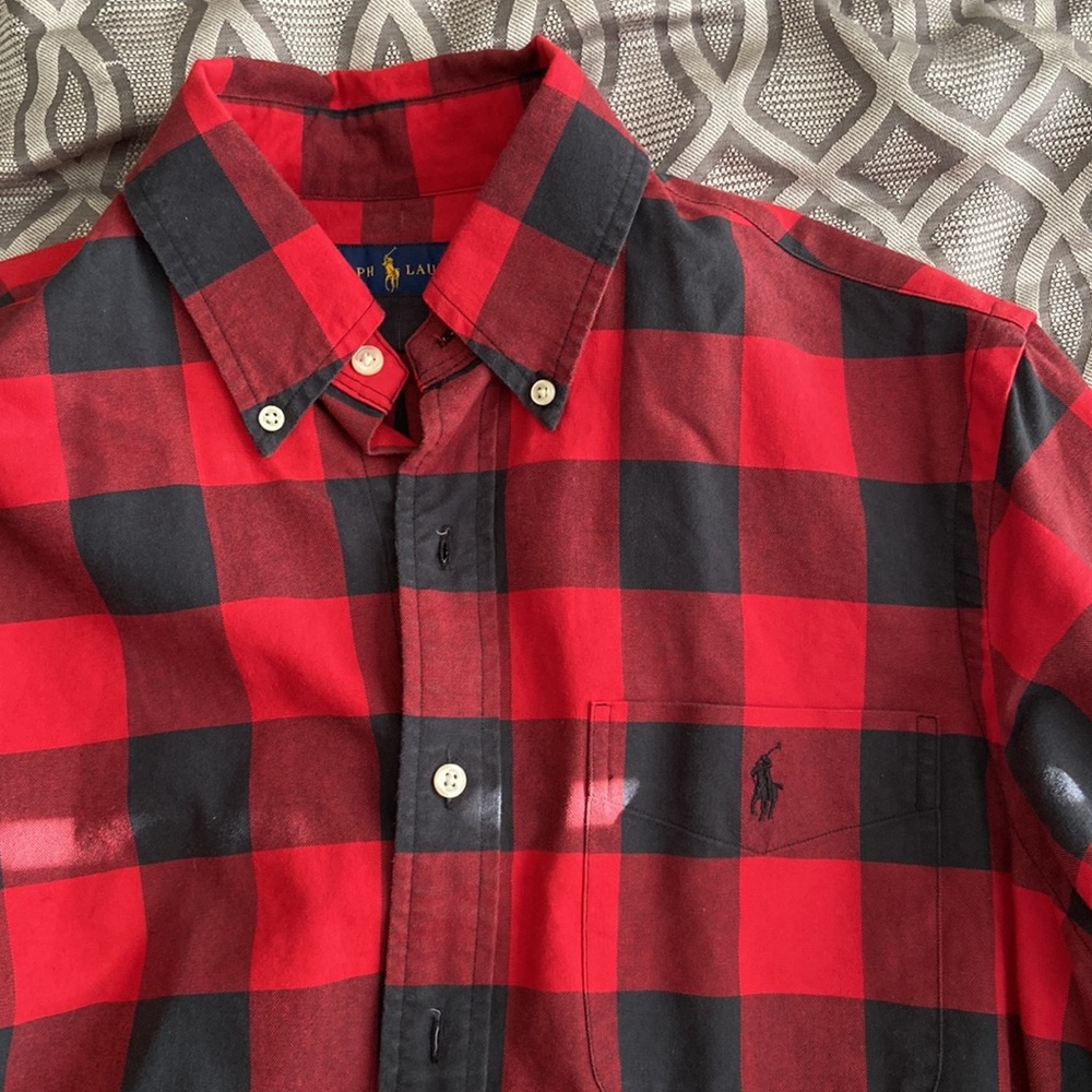 Ralph Lauren Buffalo Check Button Up Shirt